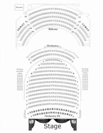 Spartanburg Memorial Auditorium Seating Chart