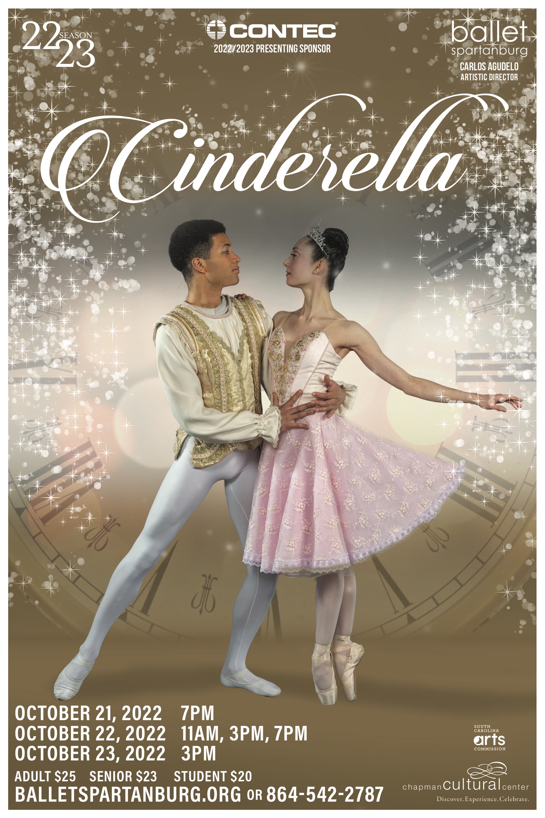 Poster of Ballet Spartanburg's Cinderella 