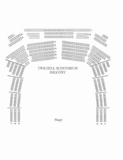 Don Gibson Theater Seating Chart