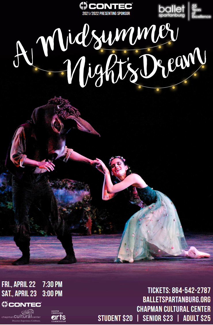 Ballet Spartanburg | A Midsummer Night's Dream