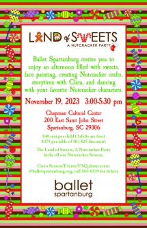 Land of Sweets, A Nutcracker Party
