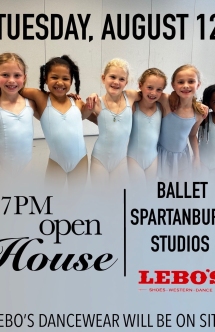 Lebo's Dance Wear at Ballet Spartanburg Studios